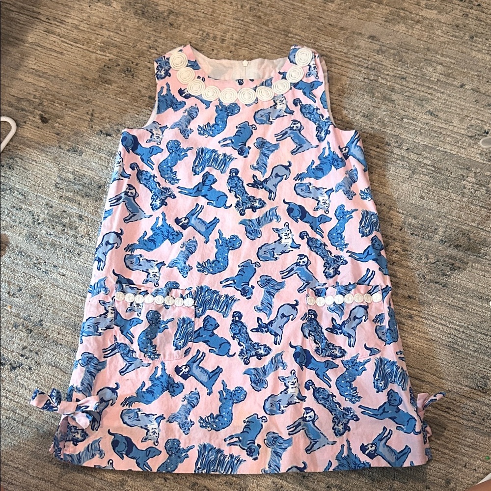 Lilly Pulitzer Pink and Blue Floral Dress